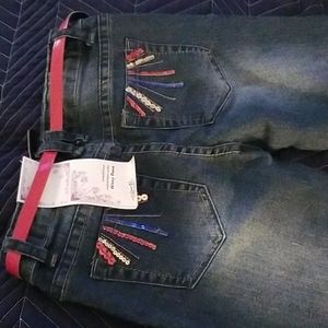 Skinny flare girl jeans